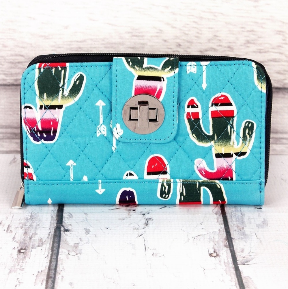 Serape clutch wallet